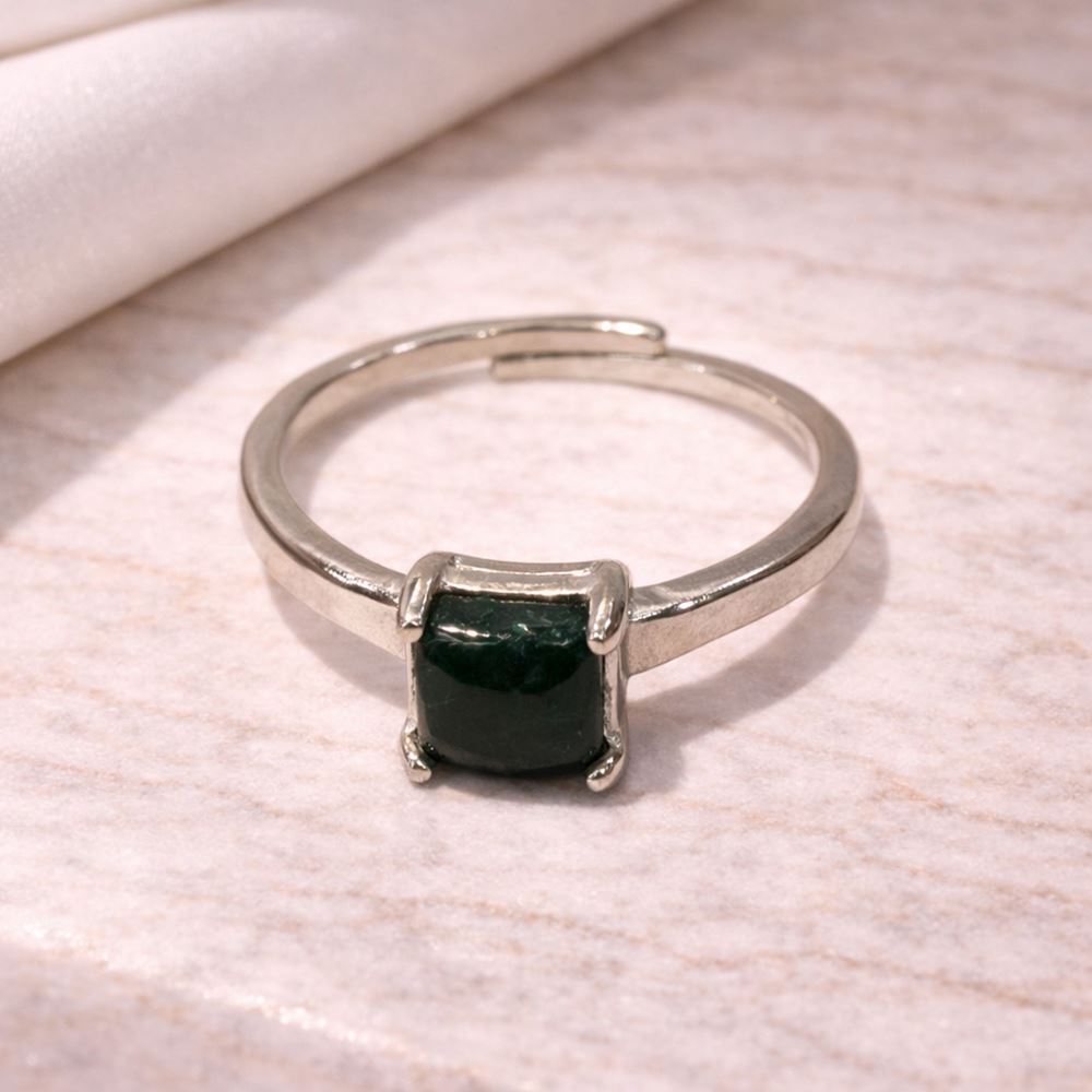 Silver-Plated Adjustable Ring (#33)