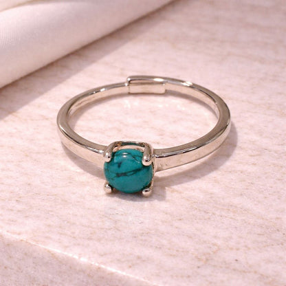 Silver-Plated Adjustable Ring (#32)