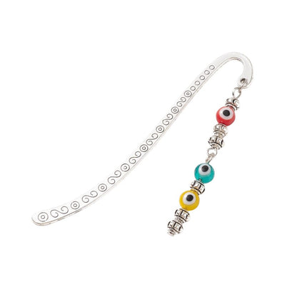 Evil Eye Beaded Bookmark, Assorted Colour