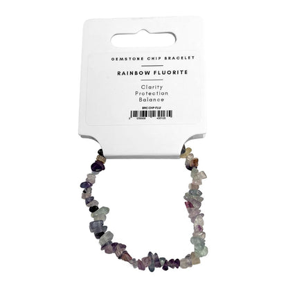 Gemstone Chip Stretch Bracelet