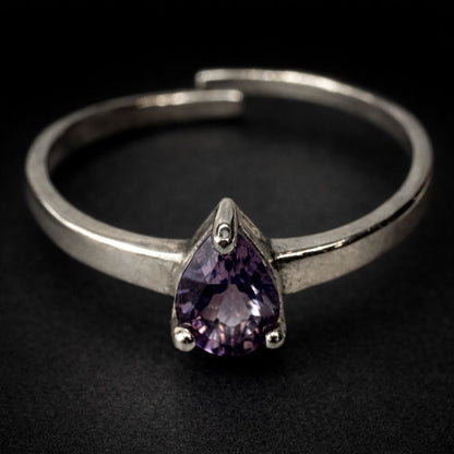 Silver-Plated Adjustable Ring (#35)