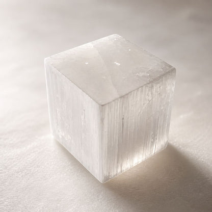 Selenite Cube, 5cm - image 4