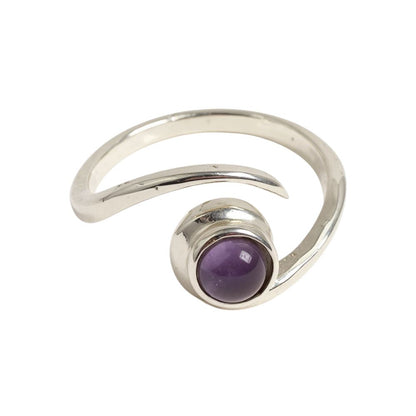 Silver-Plated Adjustable Ring (#41)