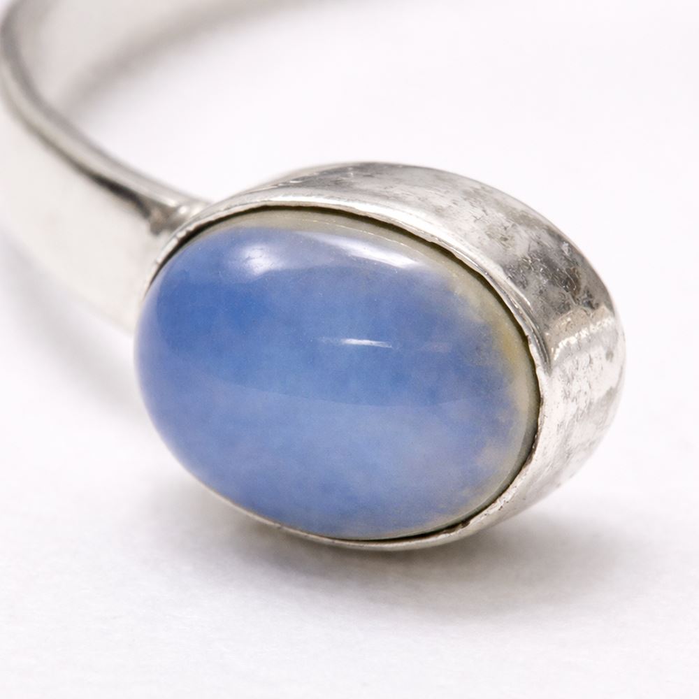 Silver-Plated Adjustable Oval Cuff Bangle - image 6