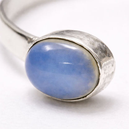 Silver-Plated Adjustable Oval Cuff Bangle - image 6