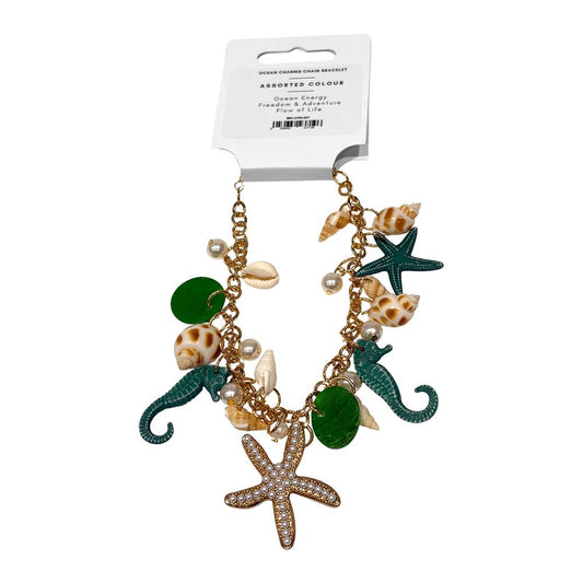 Ocean Charms Chain Bracelet, Assorted Colour