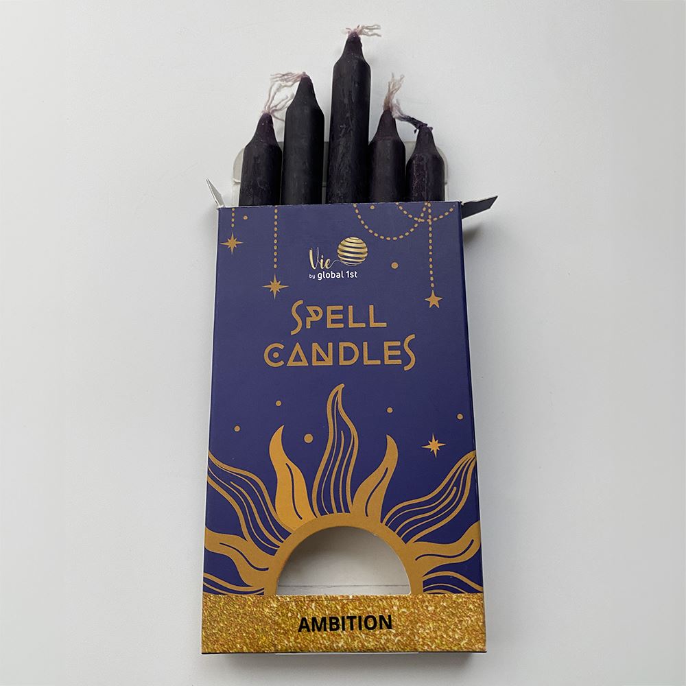 Spell Candles, Handmade & Unscented, Pack of 5