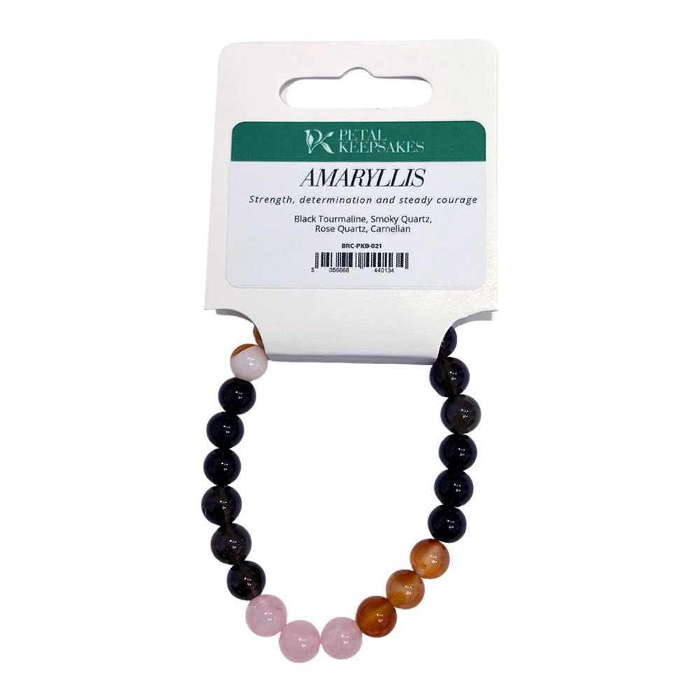 Petal Keepsakes Gemstone Bracelet, Amaryllis