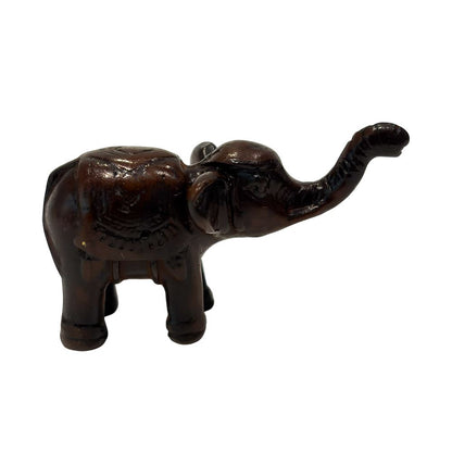 Wooden Elephant Figurine, Assorted Design, 3-4cm