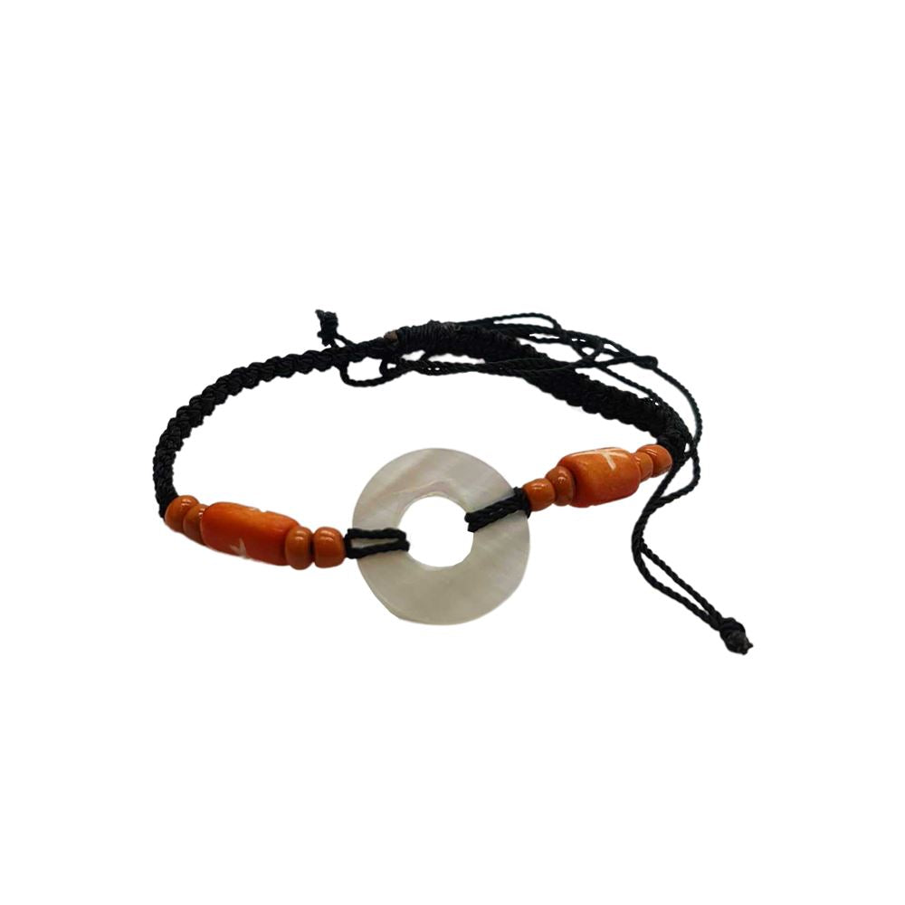 Beach Bracelet, Circle and Beads - image 10