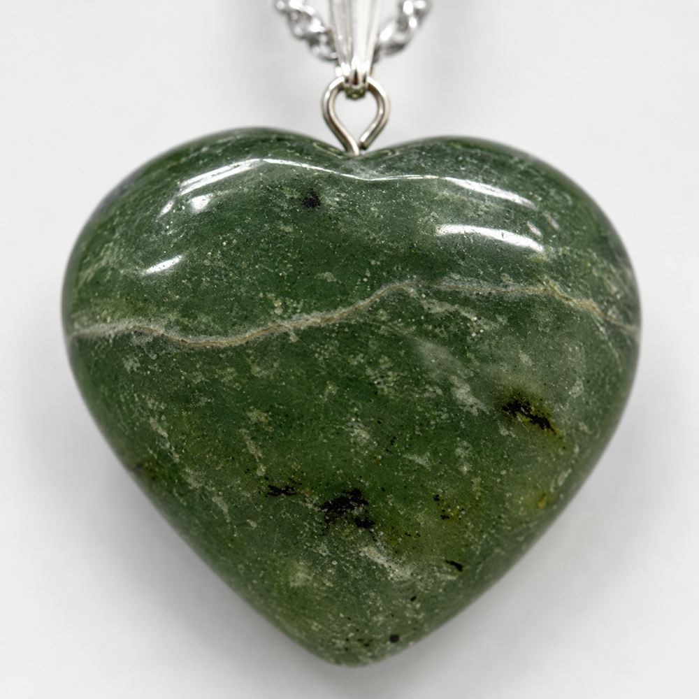 Crystal Heart Pendant, 3cm