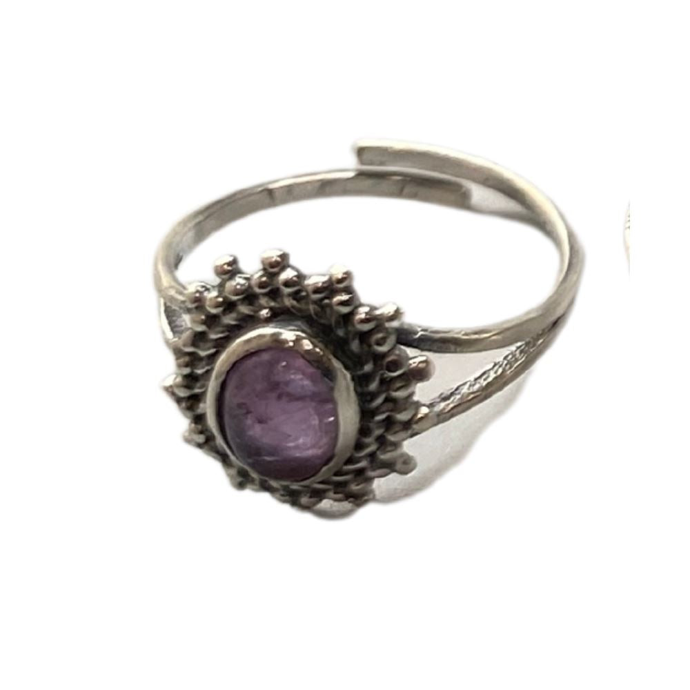 Silver-Plated Adjustable Ring - image 6