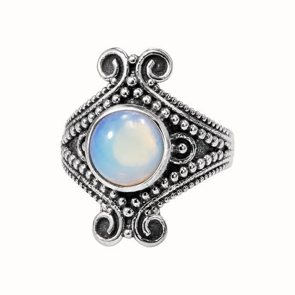 Silver-Plated Adjustable Ring (#12)