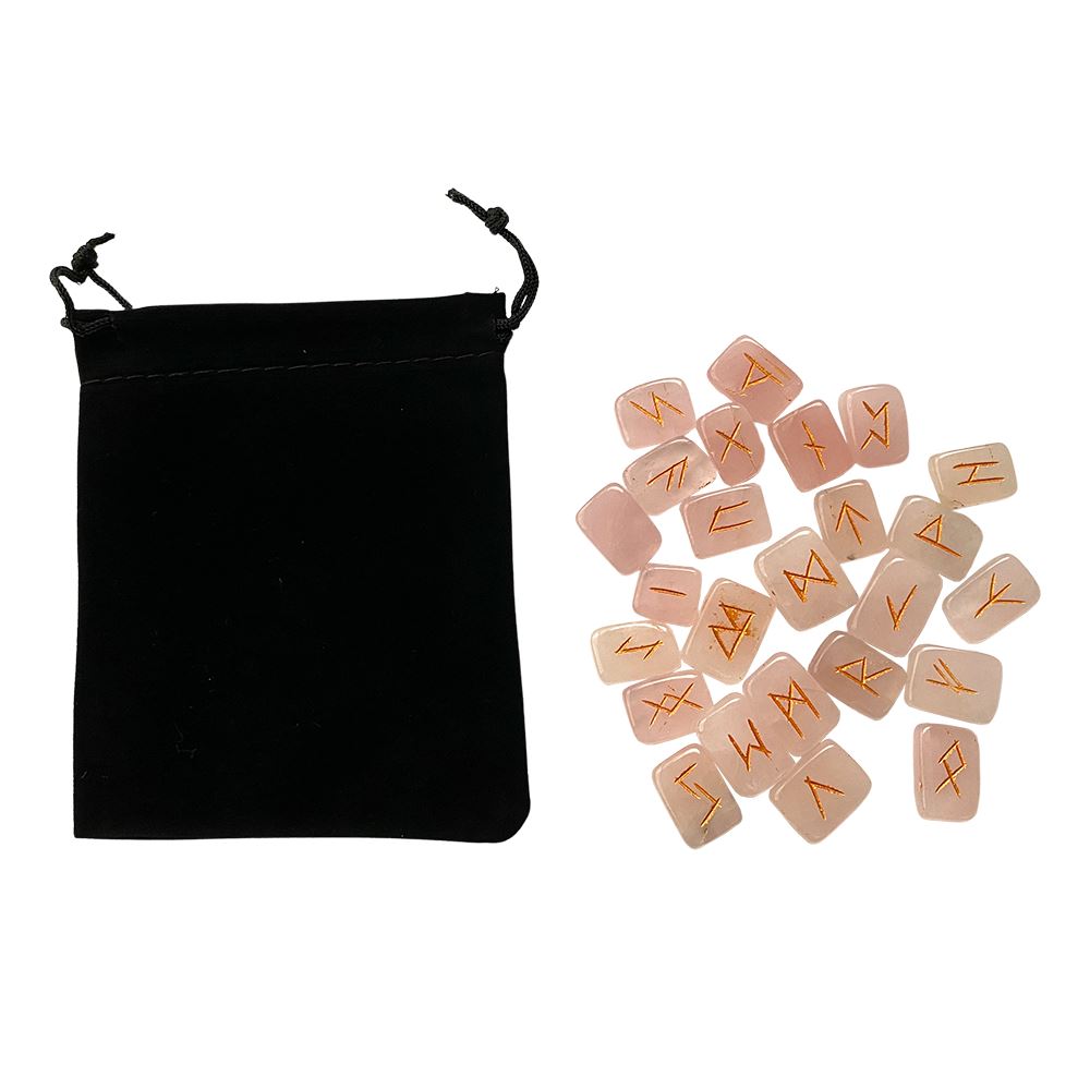 Elder Futhark Rune Set, Rectangular Stones, With Pouch - image 14