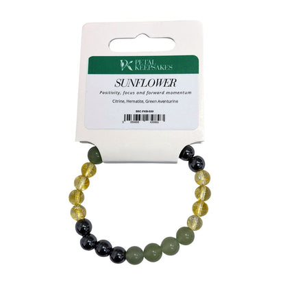Petal Keepsakes Gemstone Bracelet, Sunflower - Wholesale UK - Global 1st