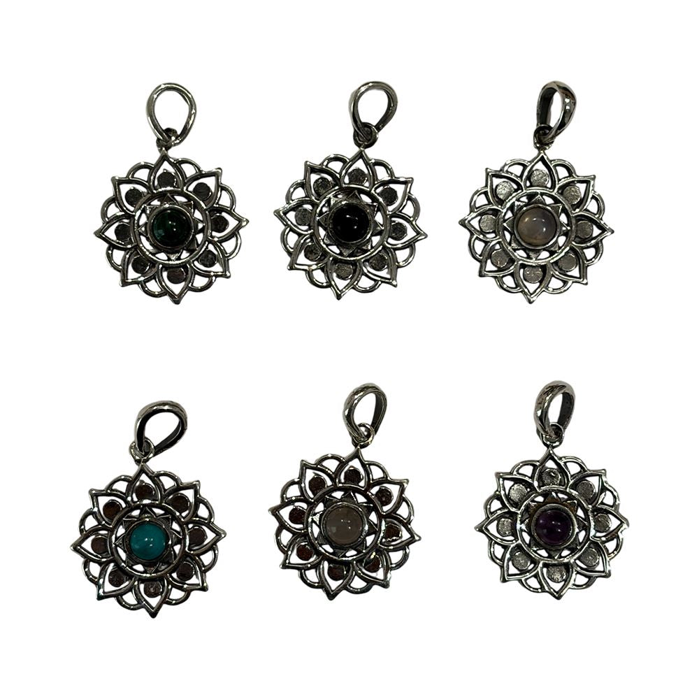 Silver-Plated Pendant (without Chain) (#08), 2x2cm