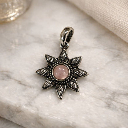 Silver-Plated Pendant (without Chain) (#04), 1.5x1.5cm