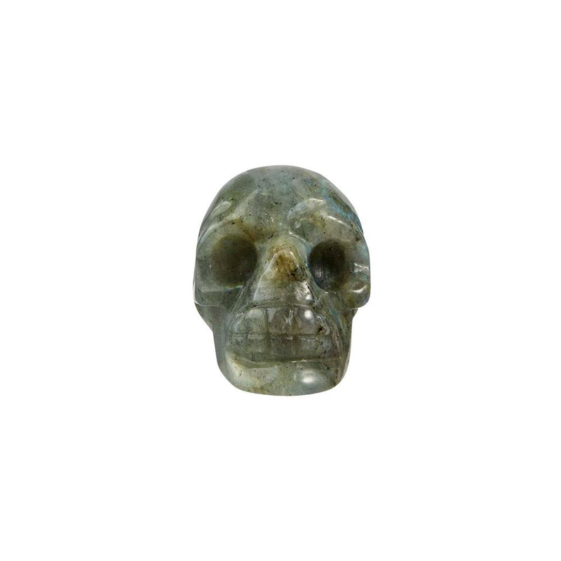 Crystal Skull Head, 2cm, Labradorite