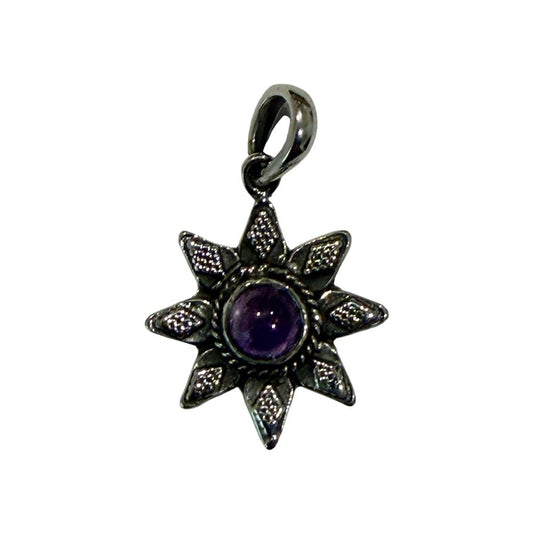 Silver-Plated Pendant (without Chain) (#04), 1.5x1.5cm