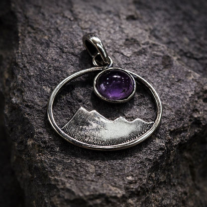 Silver-Plated Pendant (without Chain) (#02), 2.5x1.5cm