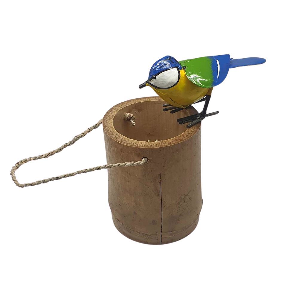 Bird Feeder, Bamboo, 10cm