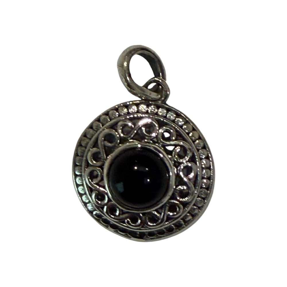 Silver-Plated Pendant (without Chain) (#03), 2x2cm