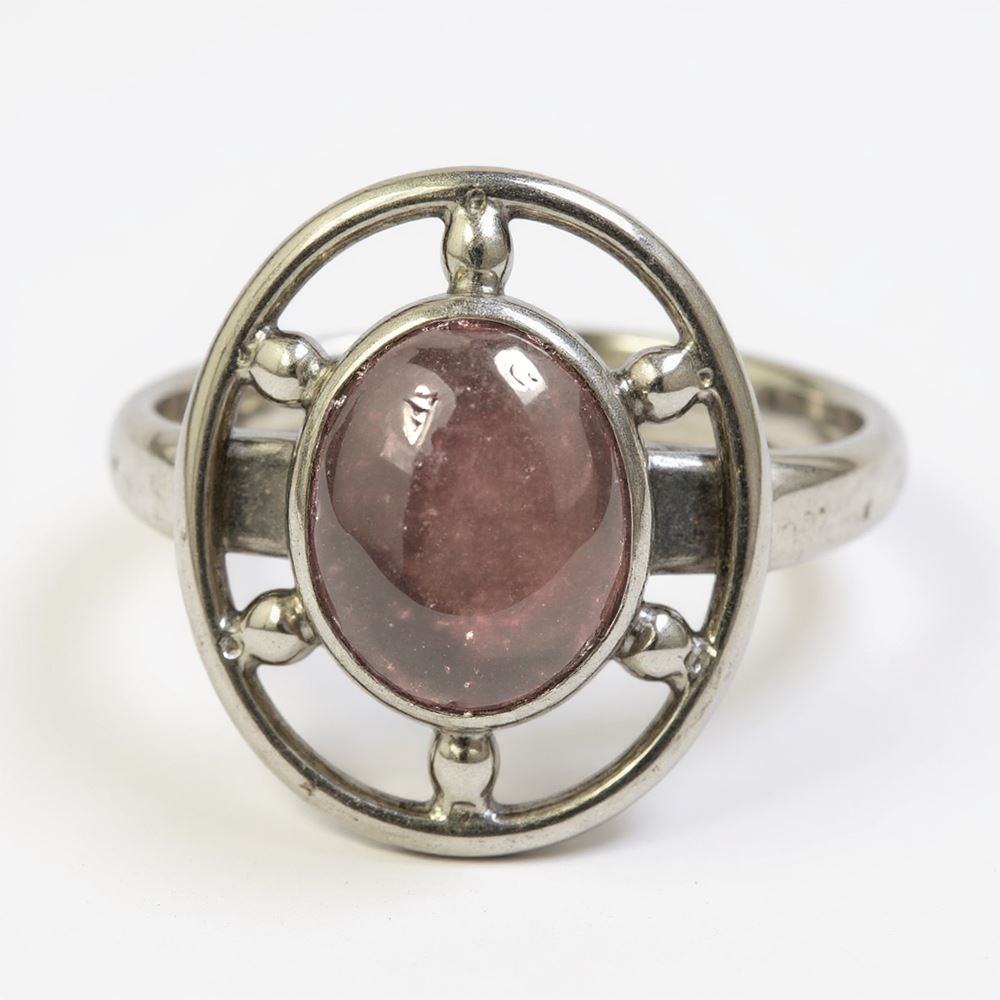 Silver-Plated Adjustable Ring (#13)