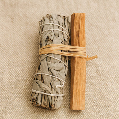 Smudge Stick, White Sage and Palo Santo 4"