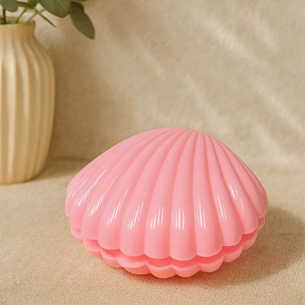 Clam Shell Ornament Box, 9x7x4cm