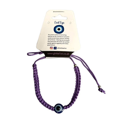 Evil Eye Ethnic Style Cotton Thread Bracelet