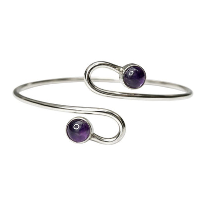 Silver-Plated Adjustable Serpentine Cuff Bangle - image 9