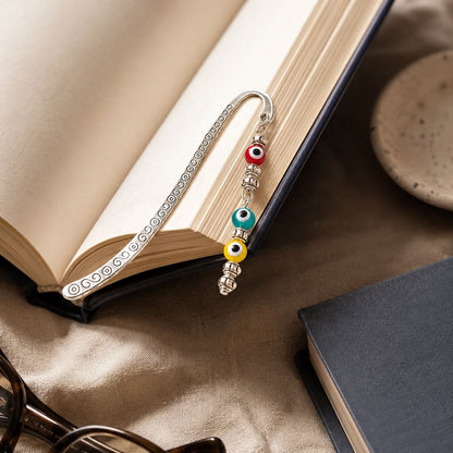Evil Eye Beaded Bookmark, Assorted Colour