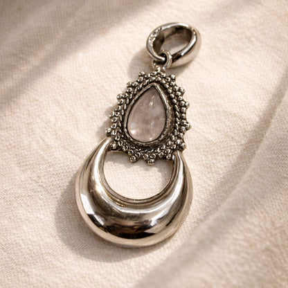 Silver-Plated Pendant (without Chain) (#10), 2.5x1.5cm