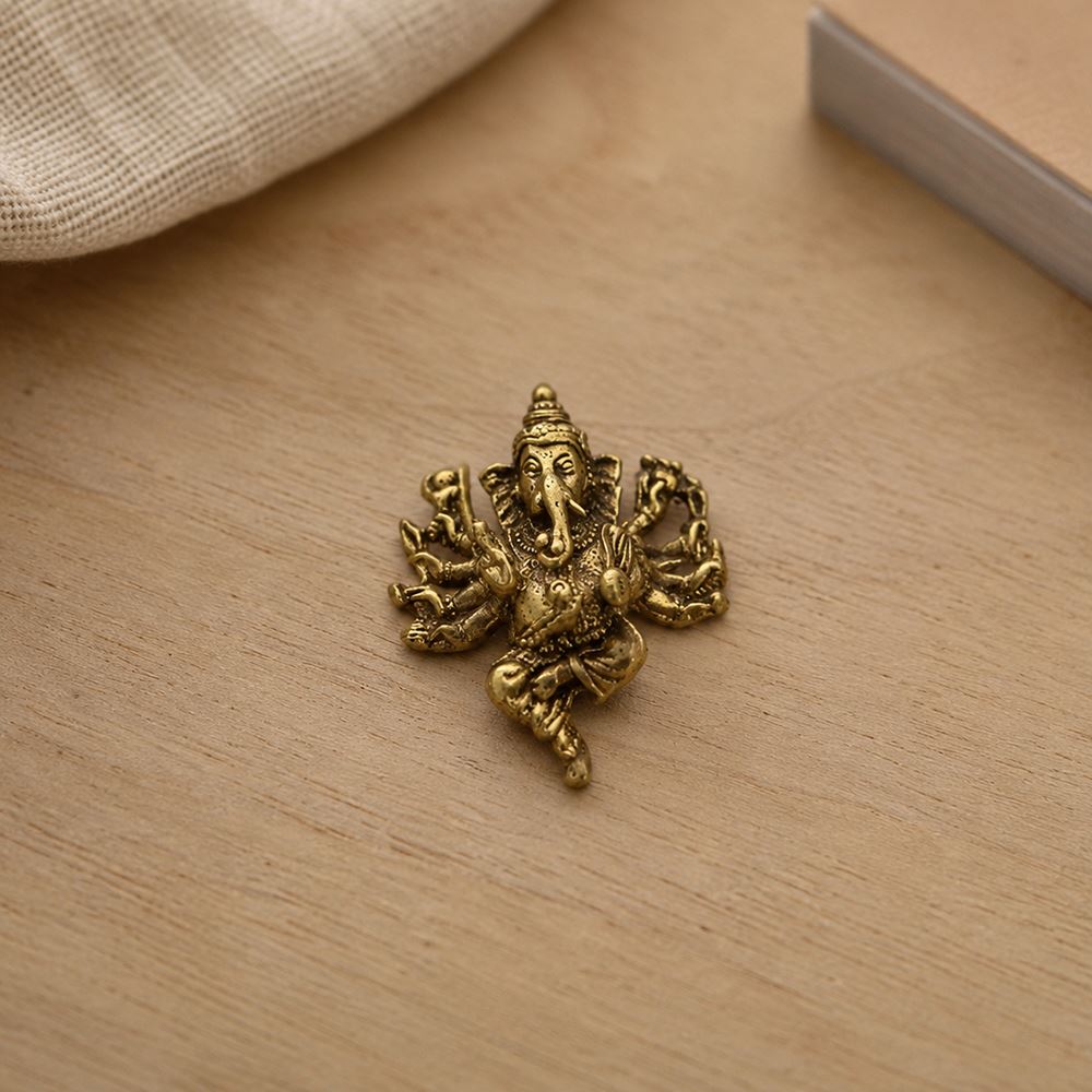 Miniature Brass Figurine, Design #125
