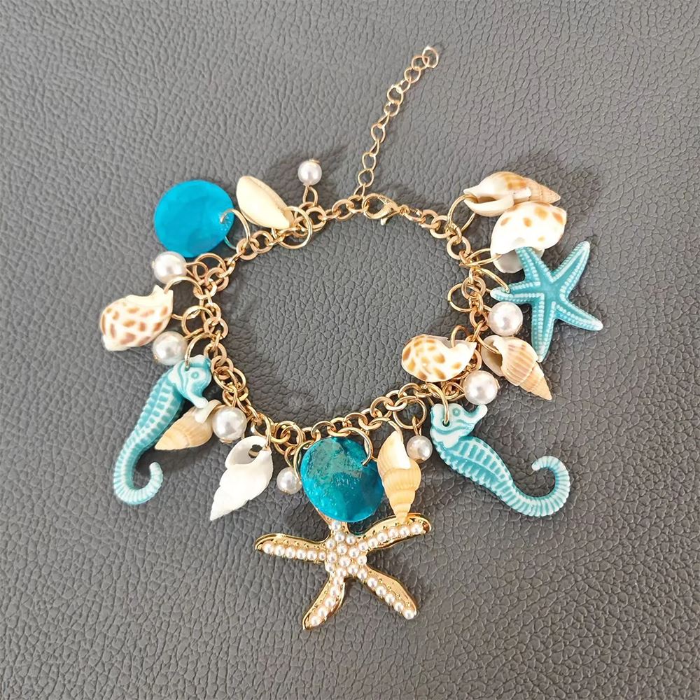 Ocean Charms Chain Bracelet, Assorted Colour