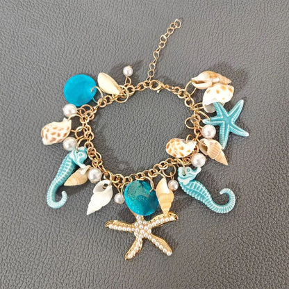 Ocean Charms Chain Bracelet, Assorted Colour