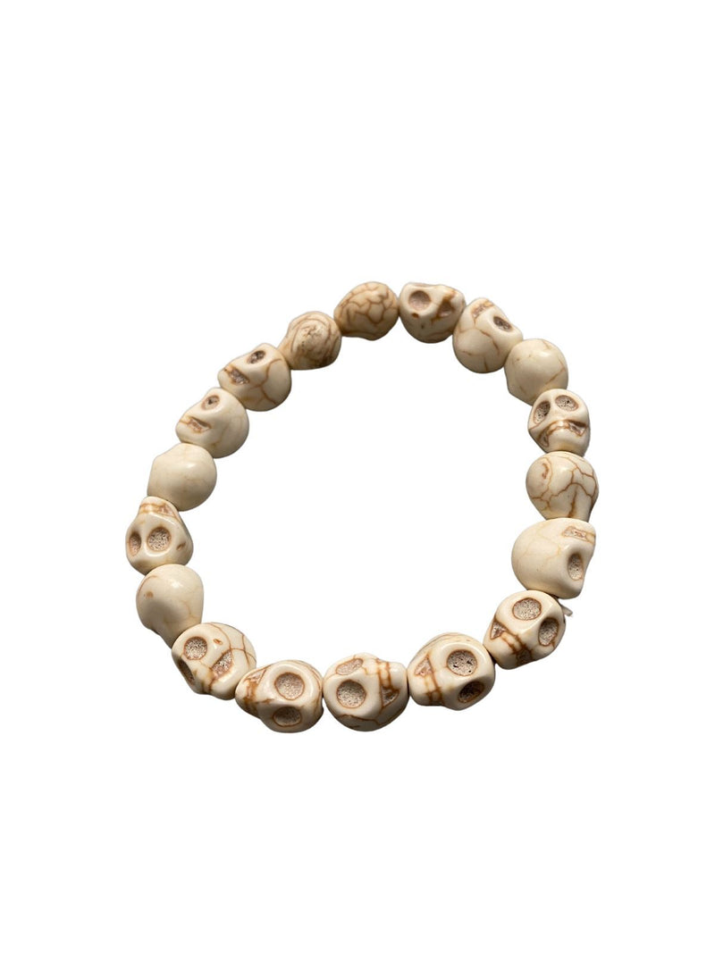 Skull Bracelet, Dyed Howlite