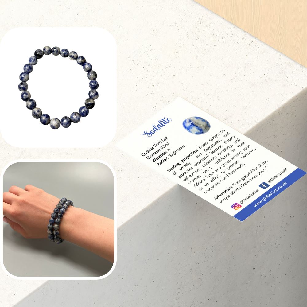 Crystal Bracelet, 8mm