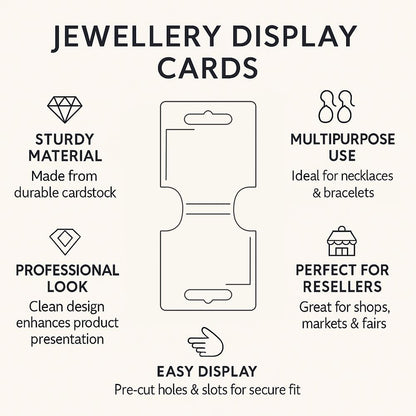 Jewellery Card, 6x6cm (Folded), Single