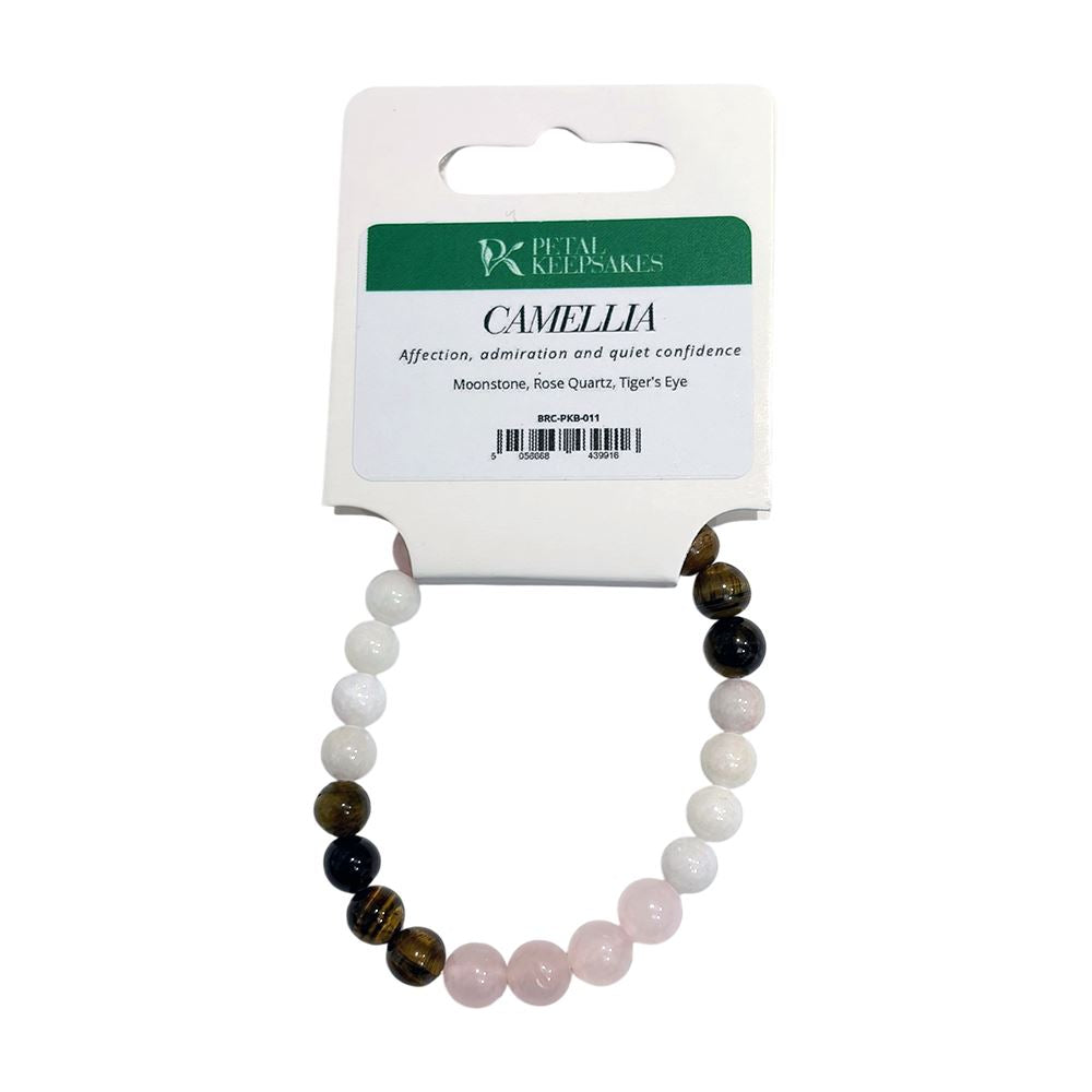 Petal Keepsakes Gemstone Bracelet, Camellia