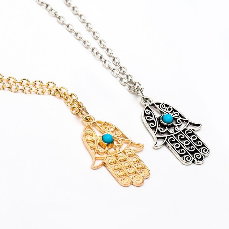 Evil Eye Pendant, Hamsa