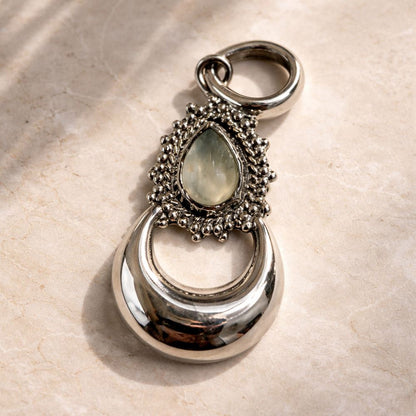 Silver-Plated Pendant (without Chain) (#10), 2.5x1.5cm