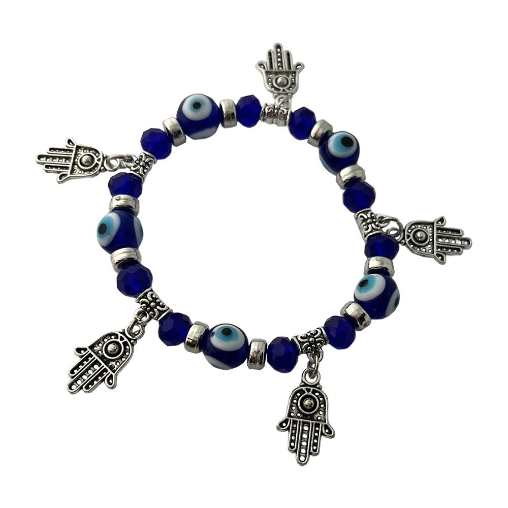 5 Hamsa Hand Evil Eye Bracelet