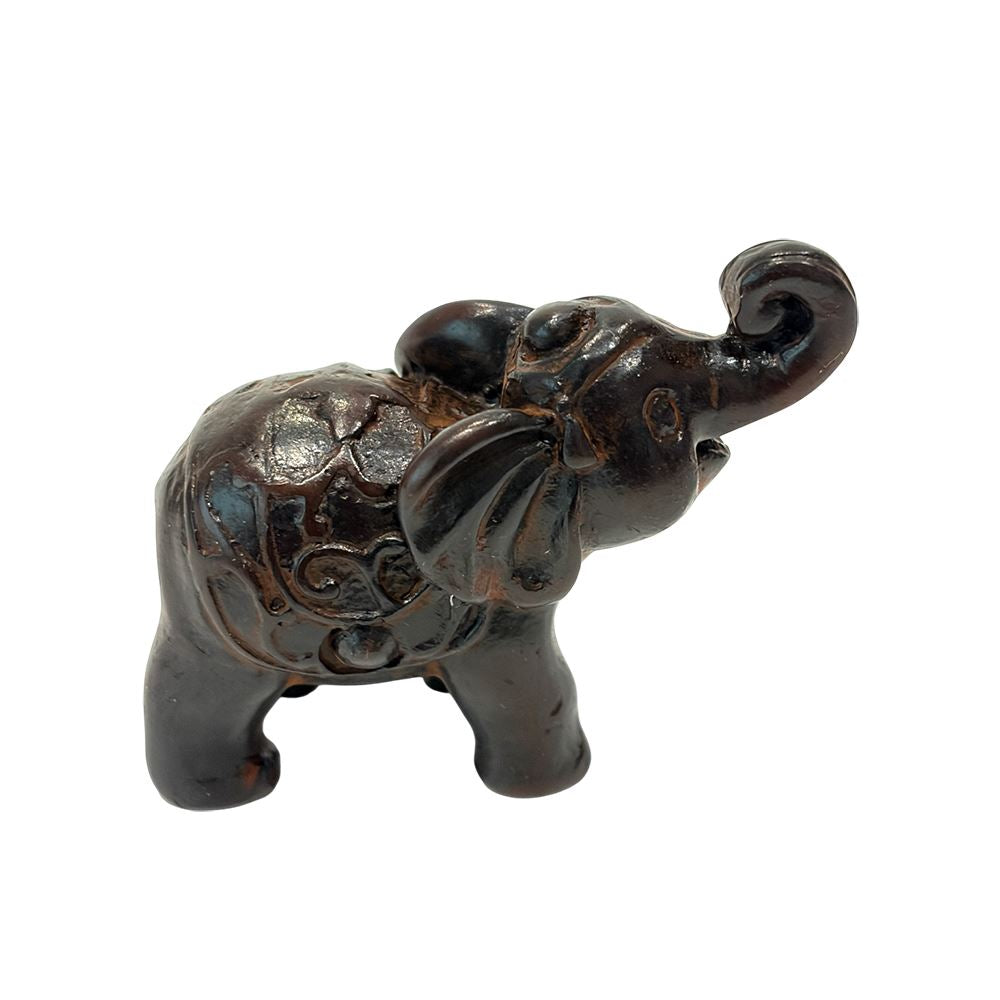 Wooden Elephant Figurine, Assorted Design, 5-6cm