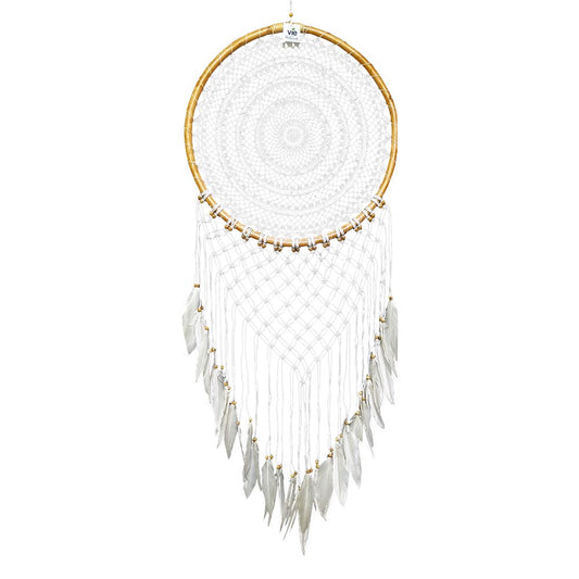 Giant Dream Catcher, White, Design #01