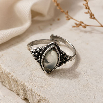 Silver-Plated Adjustable Ring (#01)