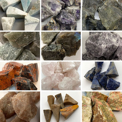 Rough Cut Crystals Mega Deal, 12kg, with Display