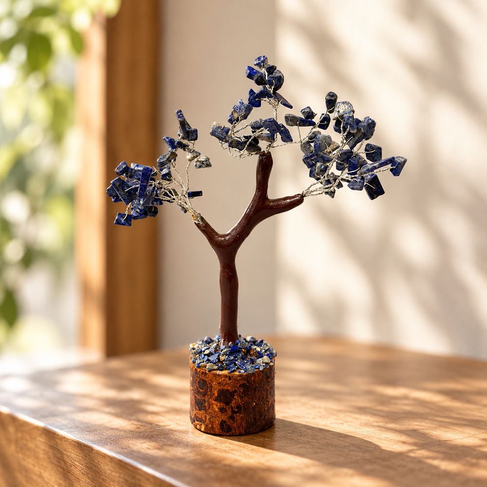 Gemstone Tree, 100 Beads, 18cm