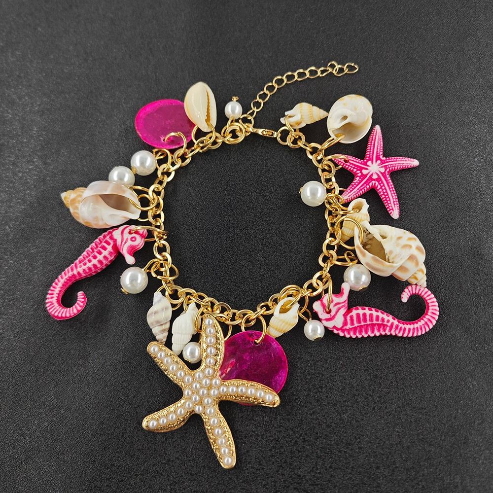Ocean Charms Chain Bracelet, Assorted Colour