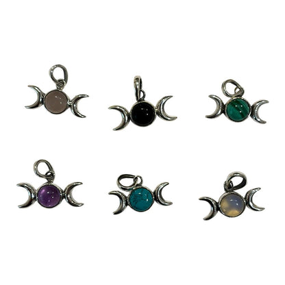 Silver-Plated Pendant (without Chain) (#05), 2.5x1cm